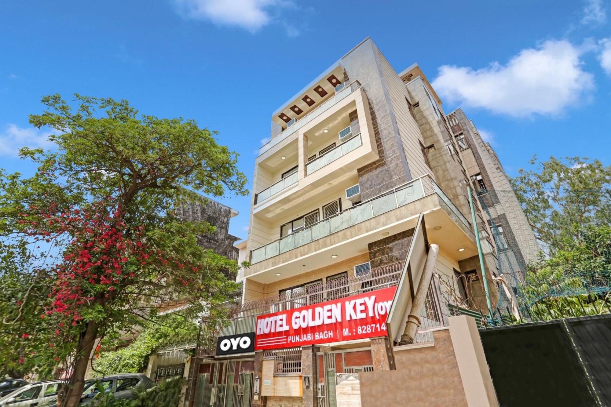 Hotel O Golden Key Inn Punjabi Bagh Új-Delhi Kültér fotó